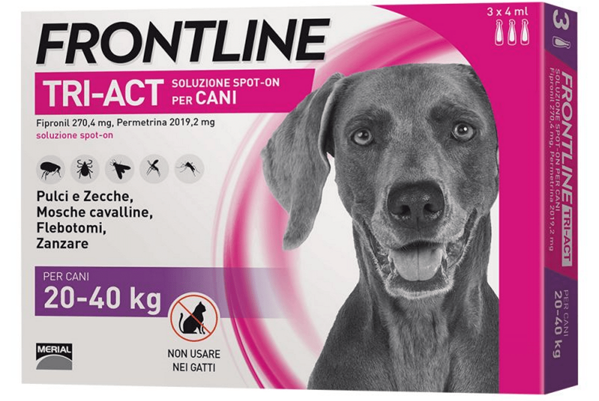 Frontline triact antiparassitario efficace e conveniente