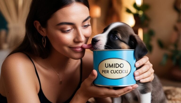 umido per cuccioli di cane